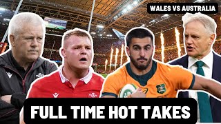 WALES vs AUSTRALIA  FULL TIME HOT TAKES [upl. by Jarlathus535]