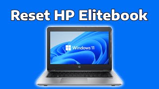 How To Reset HP Elitebook 840 to Factory Settings in Windows [upl. by Sirromal]