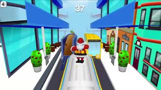 Santa Run Game is available for free on GamePixcom SantaRun christmasgames gamepix [upl. by Aelat]