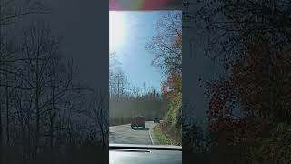 11302024 driving in Great Smoky Mountains from Pigeon Forge TN to Cades Cove Tennessee [upl. by Friend730]