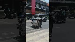 Look at these Trishaw only in the Philippines satisfying trishaw amsr shorts video [upl. by Perrin774]