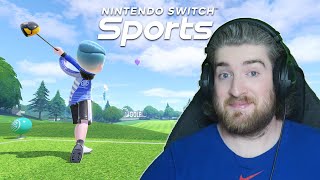 NINTENDO SWITCH SPORTS GOLF IS INCREDIBLE [upl. by Gratt]