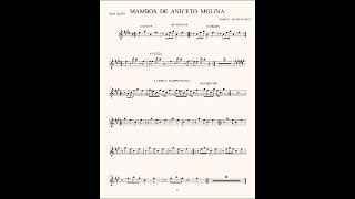 Partitura Saxofon Alto Mambos Aniceto Molina [upl. by Attej]