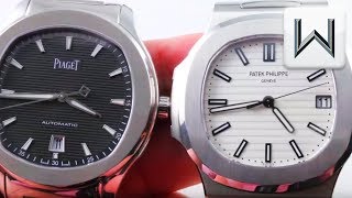 Piaget Polo S vs Patek Philippe Nautilus 5711 G0A41003 57111A011 Watch Review [upl. by Nepean382]