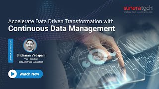 OnDemand Webinar Accelerate DataDriven Transformation with Continuous Data Management [upl. by Coltun354]