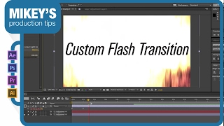 Customizable Flash transition After Effects Tutorial [upl. by Ambrosine]