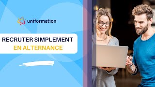 Recrutez simplement en alternance avec Uniformation [upl. by Hsepid]