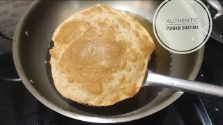 २ मिनट में सीखिए भटूरा बनाना  Authentic punjabi bhatura recipe  You can make Bhaturas [upl. by Tibbs]