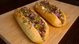 10 Minute Hot Dog  Easy and Delicious Recipe [upl. by Aicxela]