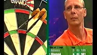 Adams vs Stompe Darts International Darts League 2005 Round 1 Group D [upl. by Htebasile]