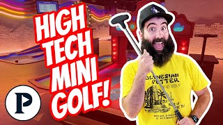 Crazy High Tech Mini Golf at Puttshack [upl. by Burta]