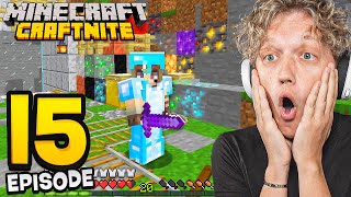 Craftnite 2 Episode 15  SECRET MINE SHAFT coolest project yet [upl. by Ardried]