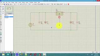 How to conver DC voltage 24v to 12v using regulator 7812 in Proteus [upl. by Notyarb]