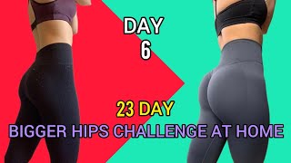 THICKER HIPS WORKOUT AT HOME AT 23 DAY PART 10 DAY 6 [upl. by Tiffani]