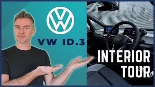 VW ID3 Interior Tour Family Pro Performance Model [upl. by Cuthburt]