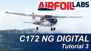 C172 NG DIGITAL Tutorial 3  How to walk around the aircraft [upl. by Ettennan]