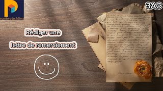 Rédiger une lettre de remerciements  غادي تكتبها بكل سهولة 😎 [upl. by Nitnerb]