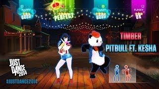 Pitbull ft Keha  Timber  Just Dance 2014  DLC Gameplay [upl. by Franckot806]