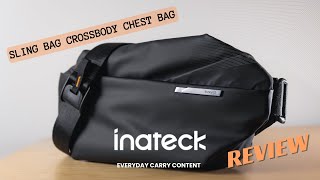 Inateck Sling Bag Crossbody Bag Review  The Sling Bag You Need Right Now For 2024 [upl. by Leagiba1]