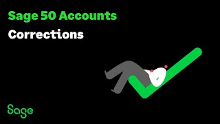 Sage 50 Accounts UK  Corrections  VAT transactions [upl. by Patrich]