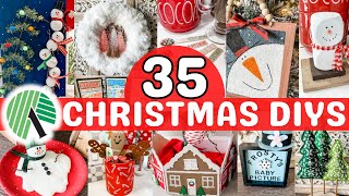 🎄35 CHRISTMAS DIYS You Need to make for 2024 AFFORDABLE DIY decor and Dollar Tree crafts [upl. by Ybrad478]