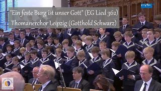 Thomanerchor Leipzig  quotEin feste Burg ist unser Gottquot EG Lied 362  Trauerfeier Kurt Masur 2016 [upl. by Adnir764]