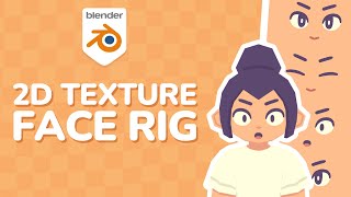 Animating Faces with a 2D Texture in Blender [upl. by Adekahs]