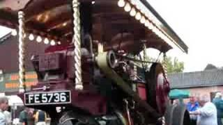 travelling steam engine generator at fair music rally [upl. by Araminta943]