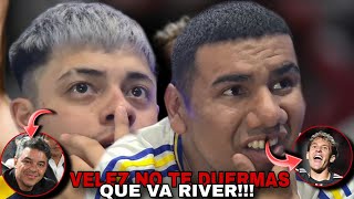 VELEZ NO TE DUERMAS QUE VA RIVER   REACCIONES de HINCHAS  INSTITUTO 2 vs RIVER PLATE 3 [upl. by Lemmor]