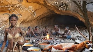 Inside The Incredible World Of The Hadzabe Tribe  Hunting Cooking amp Surviving [upl. by Halil367]