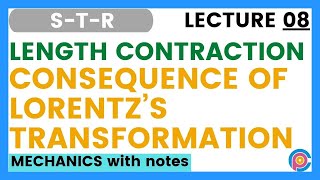 Length contraction consequence of Lorentz’s transformation  What causes length contraction [upl. by Lello]