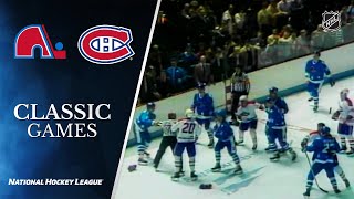 NHL Classic Games 1984 Battle of Quebec  Canadiens defeat Nordiques [upl. by Veedis868]