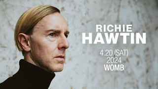 Richie Hawtin at Womb  Tokyo Japan 20042024 Audio Only [upl. by Hsenid44]