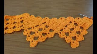 How to crochet wall door hanging torantoranpattivinkam marathiऊनक्रोशा तोरणविणकाम [upl. by Eilagam]