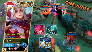 CECILION ONE SHOT BUILD  500 STACKS  ONE SHOT SQUAD  MLBB  MOBILE LEGENDS [upl. by Stevie]