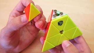 Pyraminx MAGNÉTICO Enseño su MECANISMO  QiYi  Unboxing 60  Español [upl. by Ainevuol]