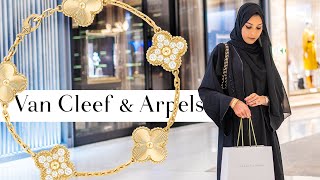 £11000 LUXURY SHOPPING amp UNBOXING I Van Cleef amp Arpels Al Hambra [upl. by Fontes]