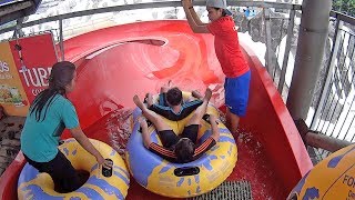 Tube Coaster Water Slide at SnowBay Waterpark [upl. by Ilzel186]