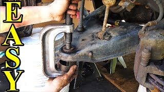 How to Replace a Lower Ball Joint short quick version [upl. by Eanil]