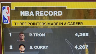 Over taking curry in three pointers made [upl. by Ennyroc]