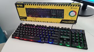 Unboxing Tracer Game Zone Loccar USB gaming keyboard [upl. by Furgeson67]