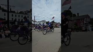 Lilac festival 2024 Mackinac Island Michigan shortsvideo shorts festival parade michigan [upl. by Ynagoham827]