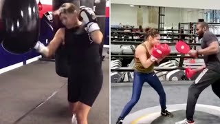 SENIESA ESTRADA vs MARLEN ESPARZA SIDE BY SIDE COMPARISON [upl. by Aneled]