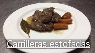 RECETA Carrilleras de cerdo estofadas muy fácil [upl. by Melnick]