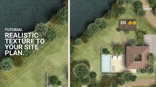 How to turn normal textures into realistic ones for your site plans [upl. by Okim518]