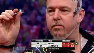 PDC World Darts Championship 2014  FINAL  van Gerwen VS Wright [upl. by Ullund]