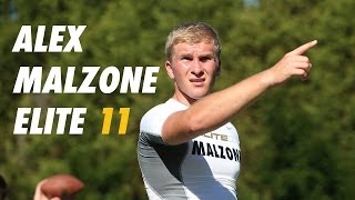 2014 Elite 11 Finalist ALEX MALZONE  Michigan Football Commit [upl. by Llet]