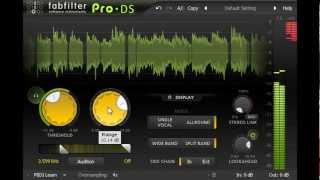 Introduction to FabFilter ProDS intelligent deesser [upl. by Quickman]