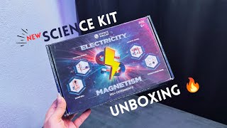 PHYSICS WALLAH ELECTRICITY MAGNETISM Science Experiments KIT Unboxing In HINDI 🔥🔥🔥 [upl. by Trilbi]