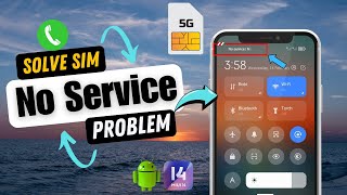 How To Fix SIM Card No Service Problem On Android  Sim Network Problem Solve 2024 [upl. by Arba]